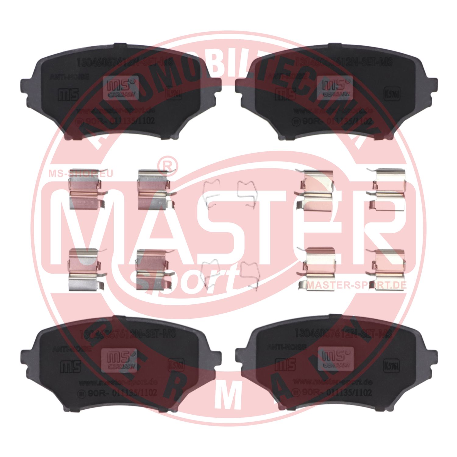 Placute frana MASTERSPORT GERMANY 13046057612N-SET-MS